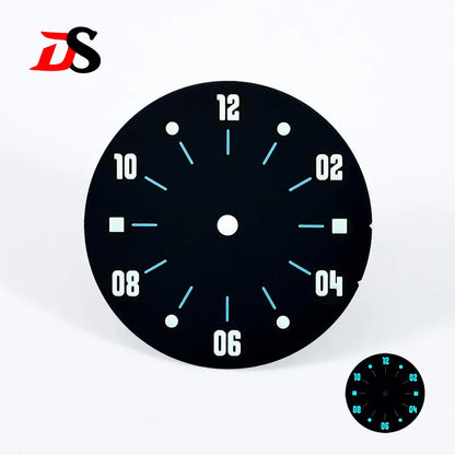 28.5mm Matte Dial Cockpit Instruments Pilot-inspired BGW9 NH38 NH35 ETA2824 SW200 Miyota 9015 Movement Black Lume