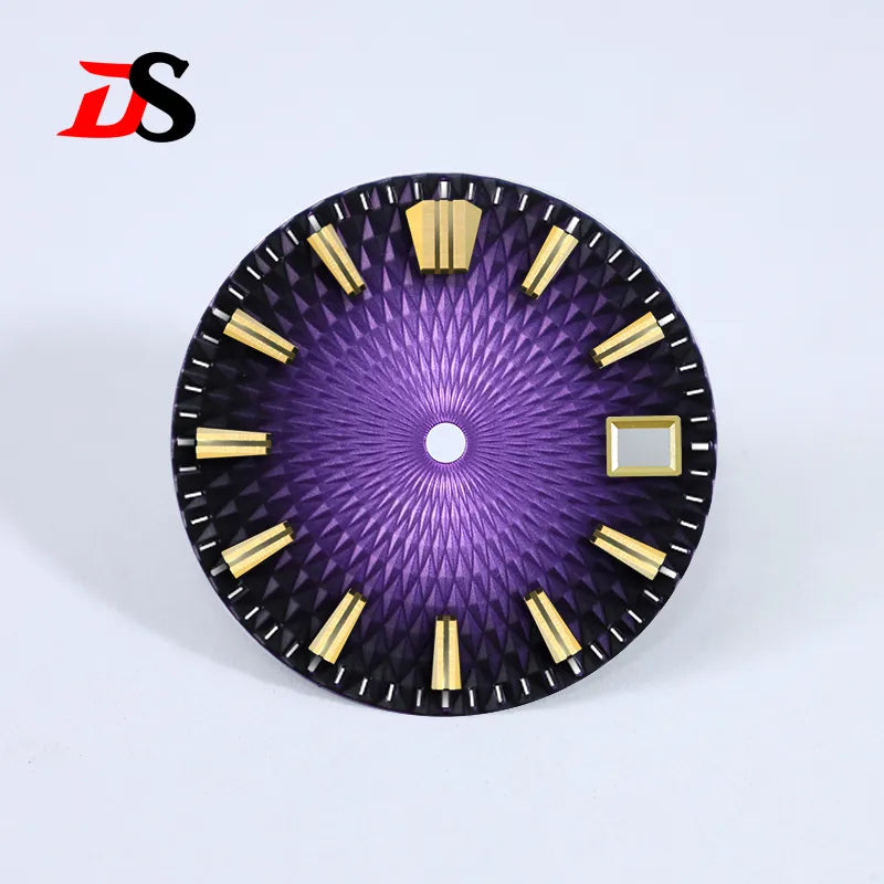 28.5mm Dial Pineapple Face Dial GS Diamond Pattern No Lume Suitable for NH35NH36 Movement