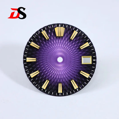 28.5mm Dial Pineapple Face Dial GS Diamond Pattern No Lume Suitable for NH35NH36 Movement