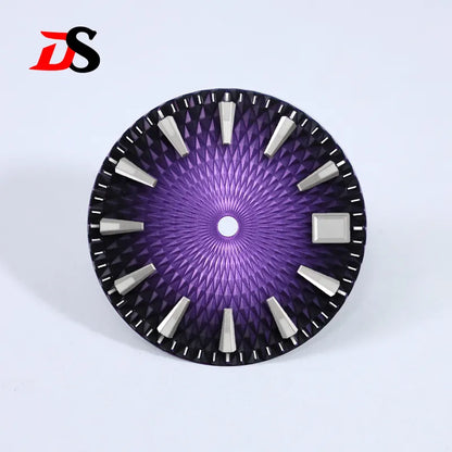 28.5mm Dial Pineapple Face Dial Diamond Pattern BGW9 C3 Lume for NH35NH36 Movement