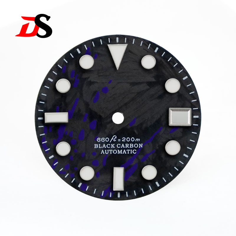 Colorful Graffiti Carbon Fiber Dial Color Ink SUB Blue Green Lume