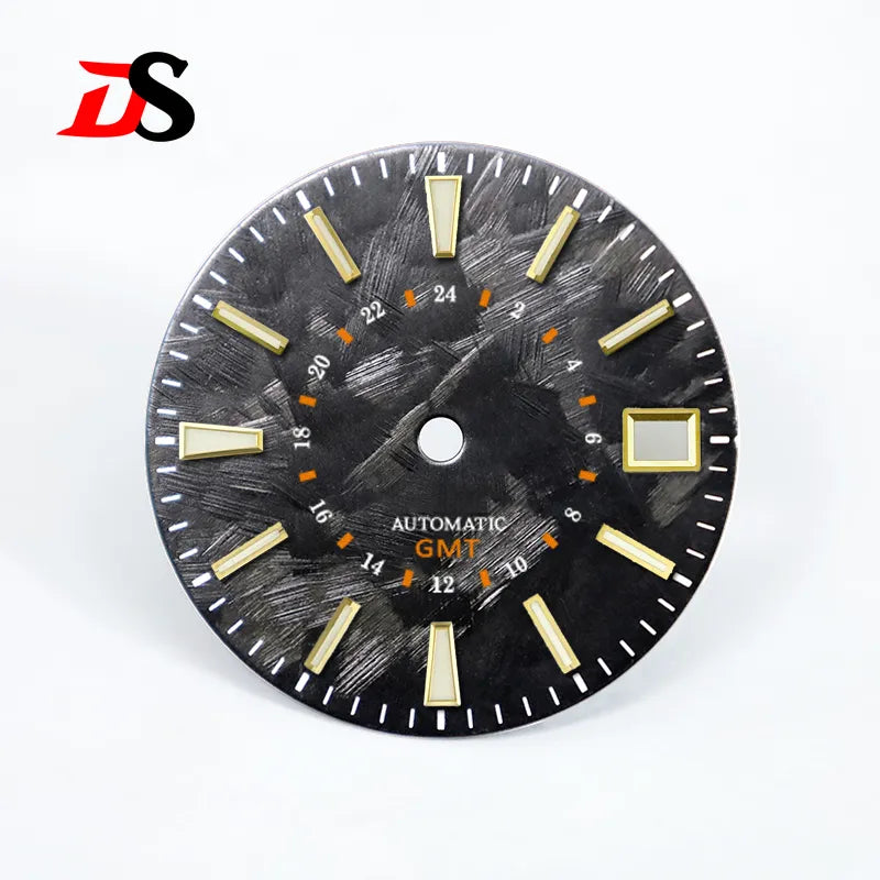 DS Sakura Orange GMT Dial Blue Luminous NH34GMT 28.5mm