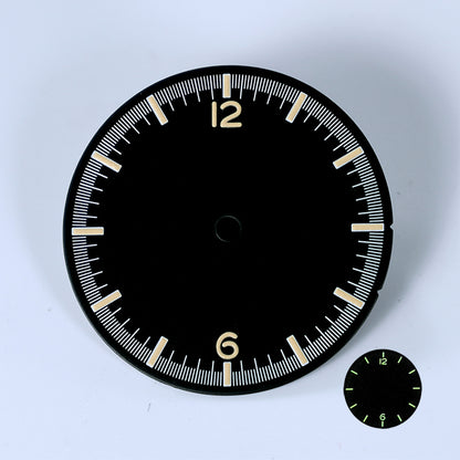 Number Arabic Dial Matte Black No Date