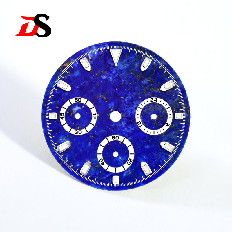 29.5mm Lapis Lazuli Dial Turquoise BGW9 Lume for VK63 Movement Stone