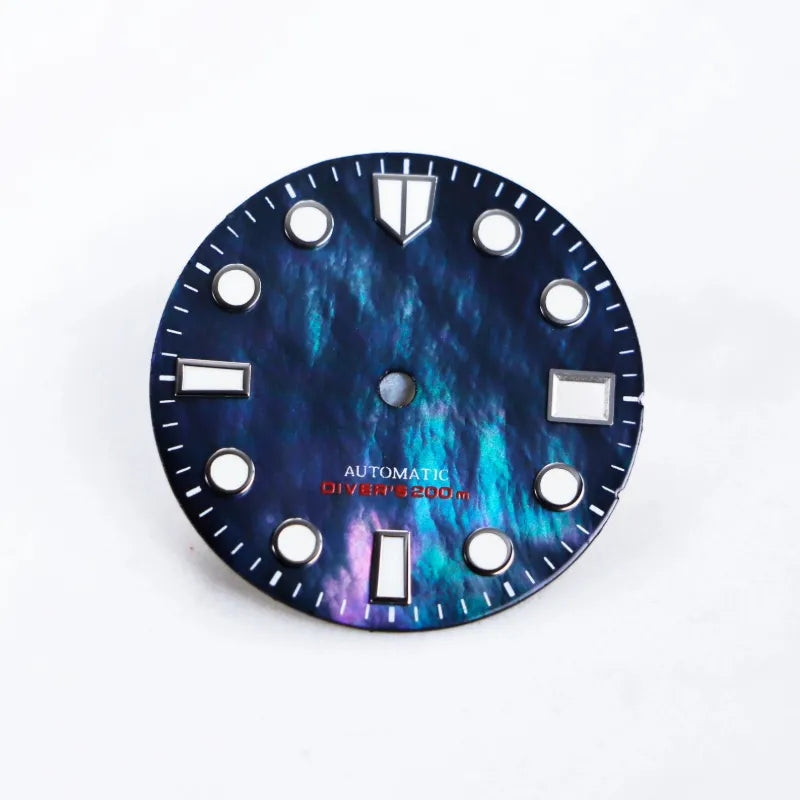 28.5mm Dial Natural Shell MOD Dial Series BGW9 C3 Lume NH35NH36 Movement
