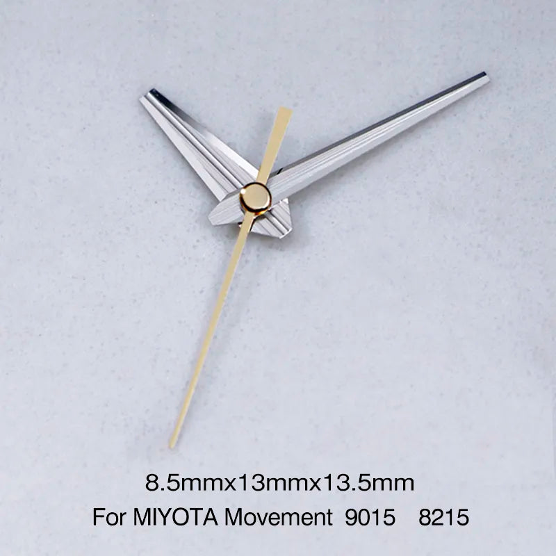 MIYOTA 9015 9039 GS Watch Hands 8.5*13.5mm High-quality 8215/8200/2813/ST16/8205 Movement No Lume Watch Accessories