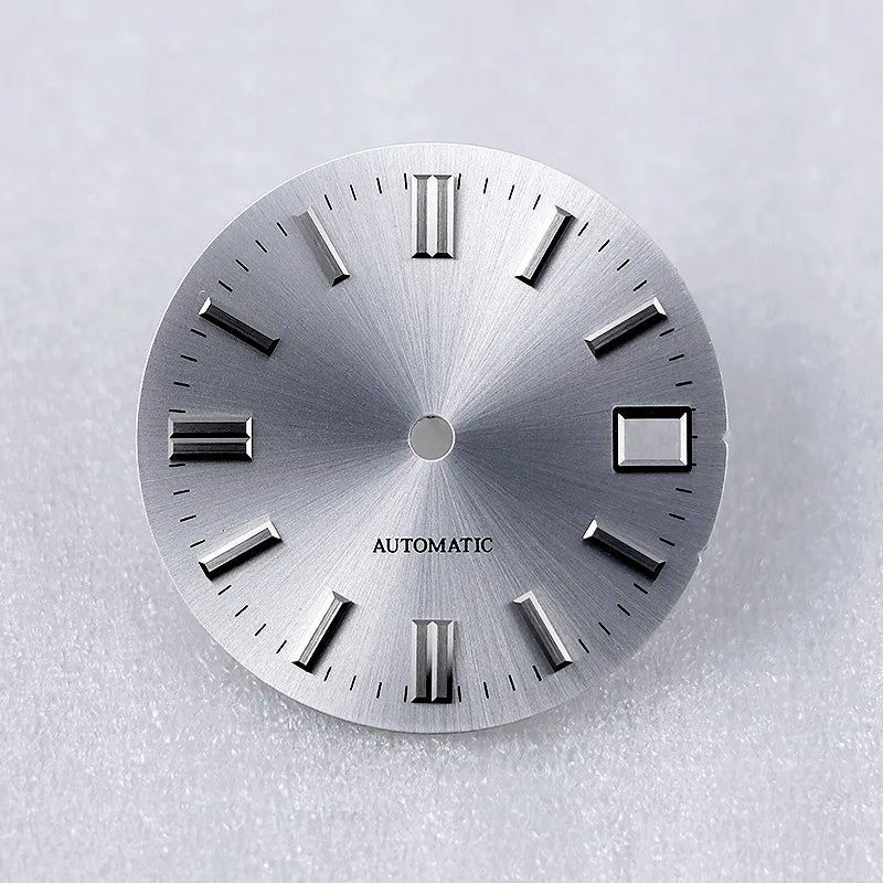 28.5mm Watch Dial Classic Sunburst Dial No Lume NH35 Movement