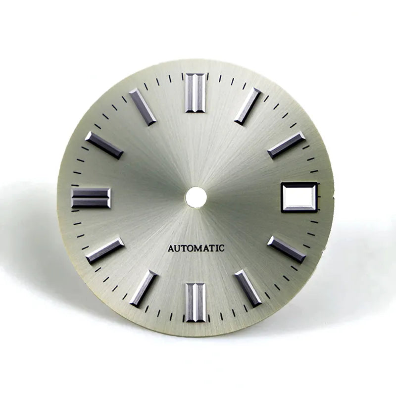 28.5mm Watch Dial Classic Sunburst Dial No Lume NH35 Movement