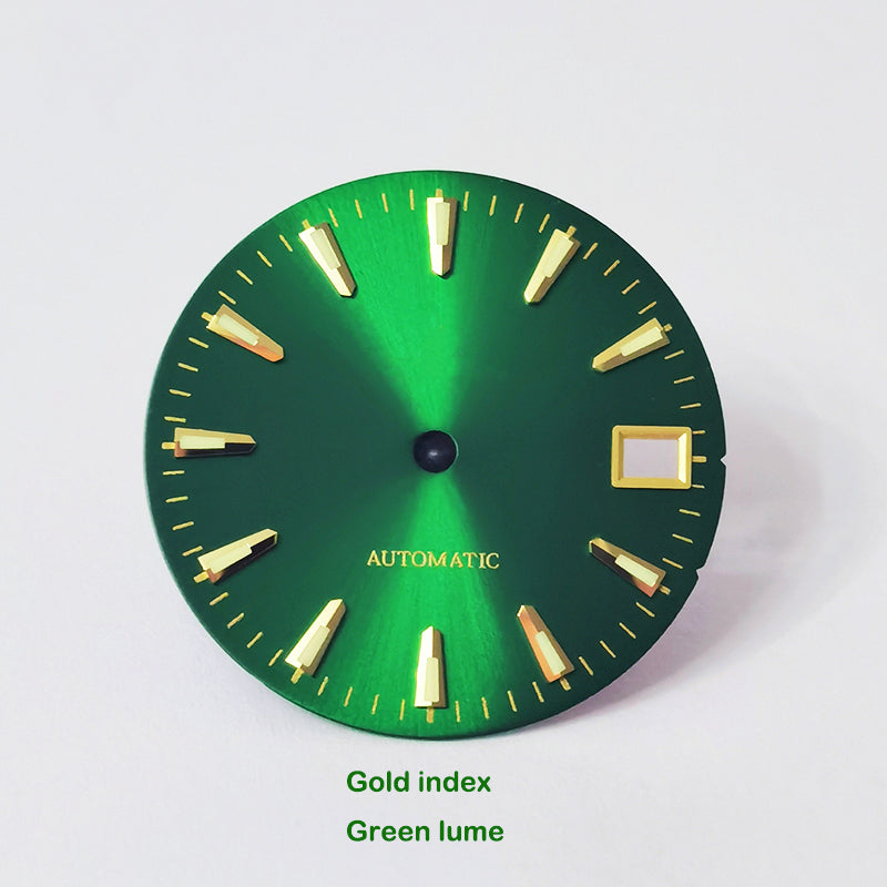 Gran Sunburst Brown Dial Green lume