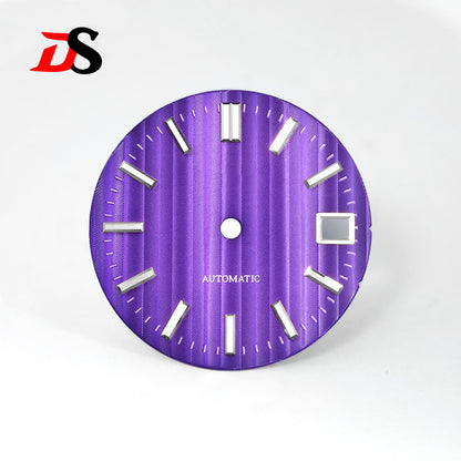 Vertical Pattern GS Bamboo Vertical Grain 28.5MM Dial Nh35 NH34