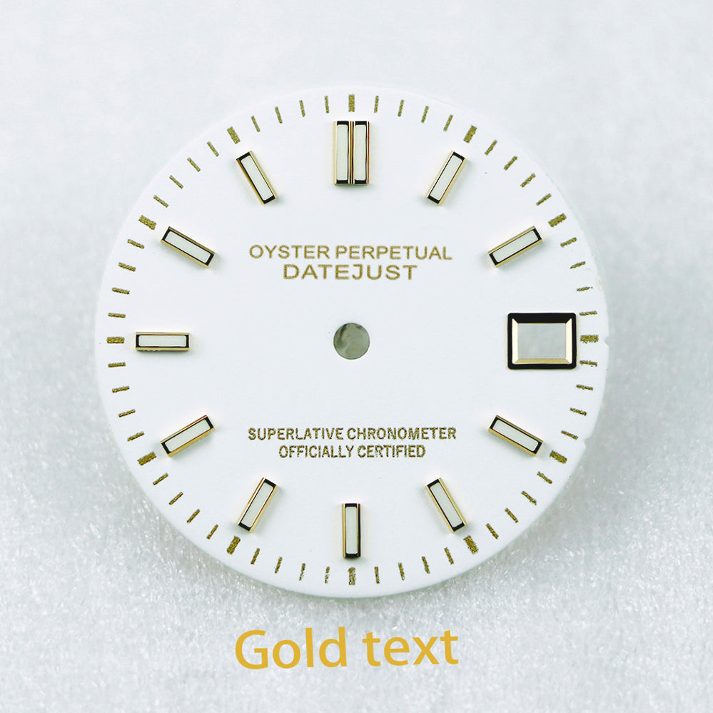Date just Dial Rose+Gold text