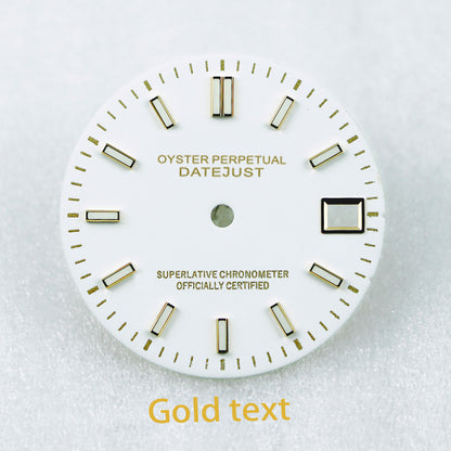 Date just Dial Rose+Gold text