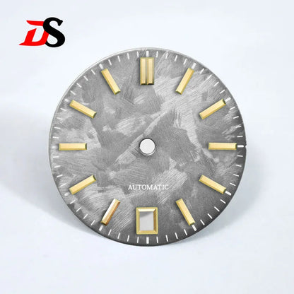 New 28.5mm 6 O'clock Date Dial No Lume Sakura Purple Pink for NH35 Movement SKX007