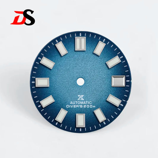 62mas 28.5mm Dial X Spark Texture Date Blue Lume NH35 Movement