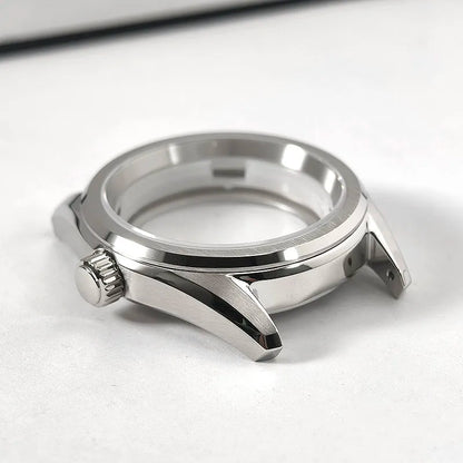 38mm Watch Case Stainless Steel Classic for MIYOTA 9015 Movement 28.5mm Dial