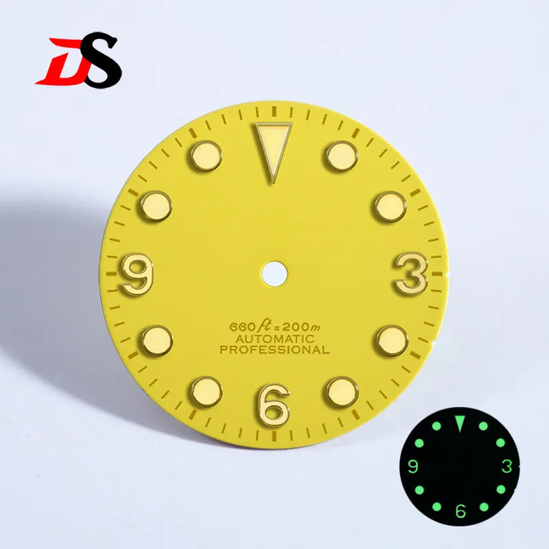 369 Matte Dial Black Tudor-style NH38 Movement Green Lume
