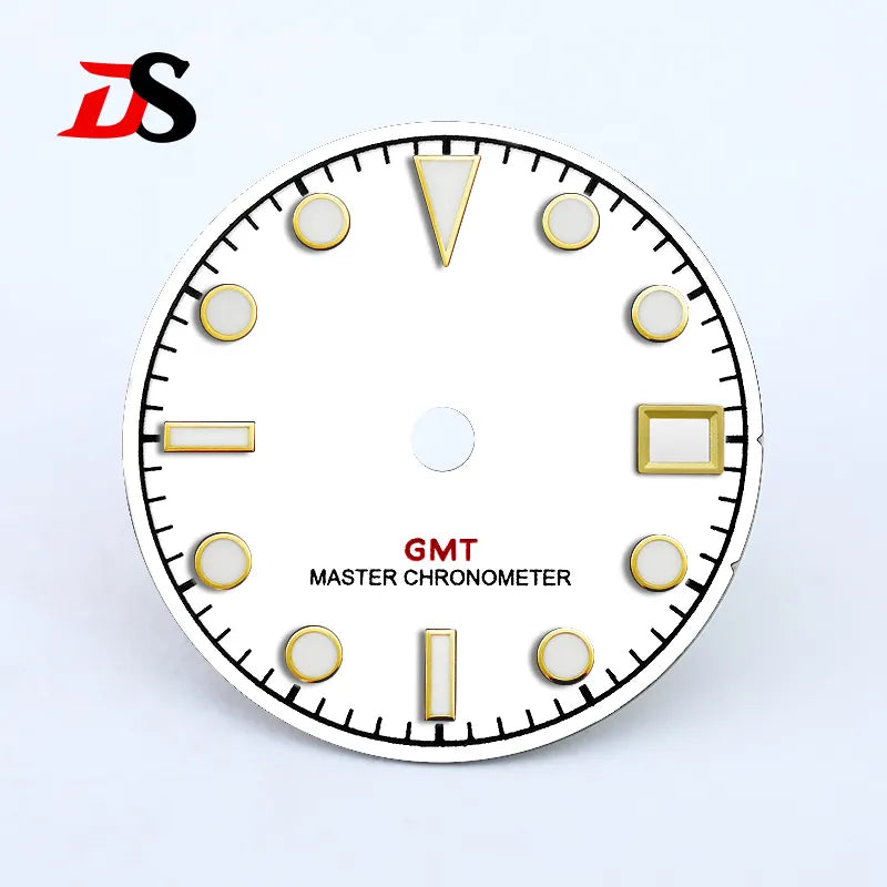 28.5mm Matte Dial Blue Lume NH35NH34GMT Movement