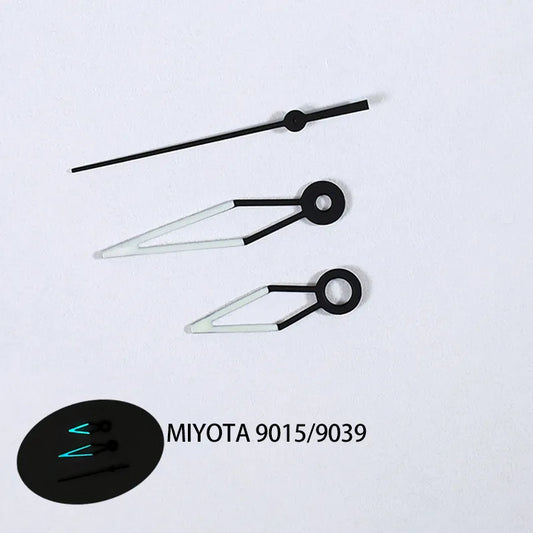 Skeleton Watch Hands BGW9 Lume Hour Hand Needle MIYOTA 9015/9039