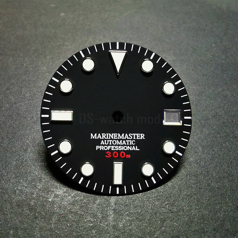 Sunburst Dial Matte Silver YM Index BGW9 C3 Lume for NH35NH36 Movement 28.5mm