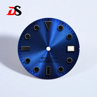 Matte 28.5mm Dial YM SUB Black Lume NH35 Movement Date