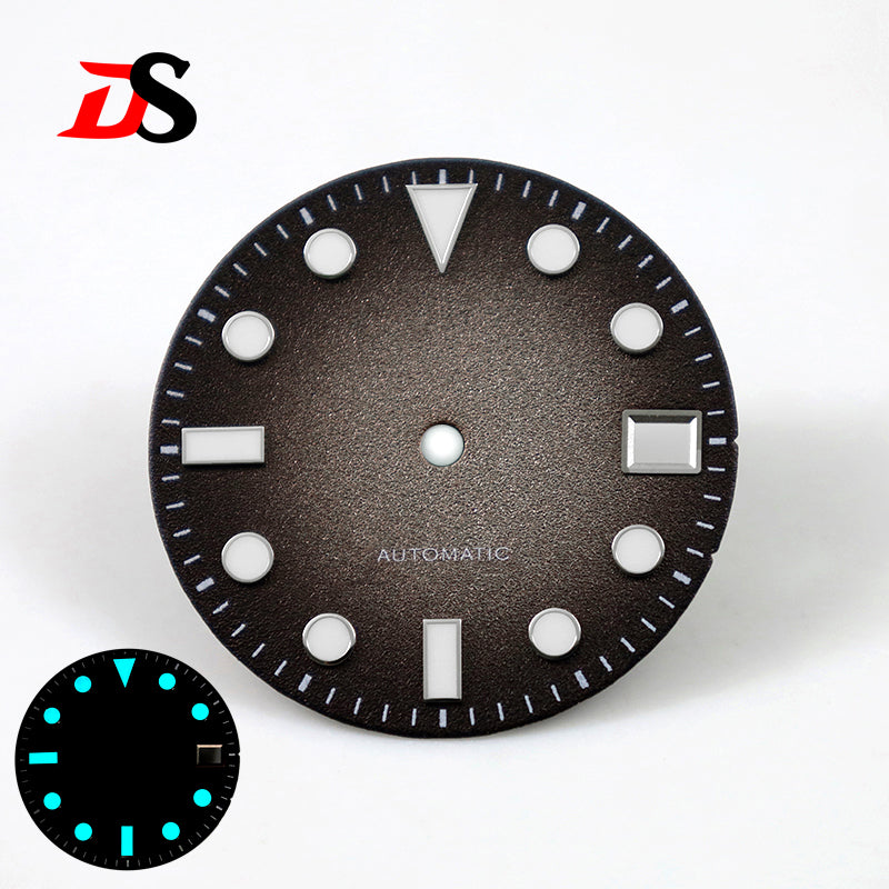 Spark Texture Blue Green Lume YM 28.5mm NH35 Dial