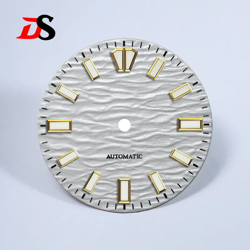 Gradient Wave Dial 28.5mm Blue Lume for NH35/NH38 Movement No Date