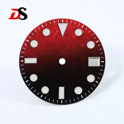 Crystal Titanium Text Dial Chaotic Texture BGW9 C3 Lume NH35 Movement 28.5mm Dial