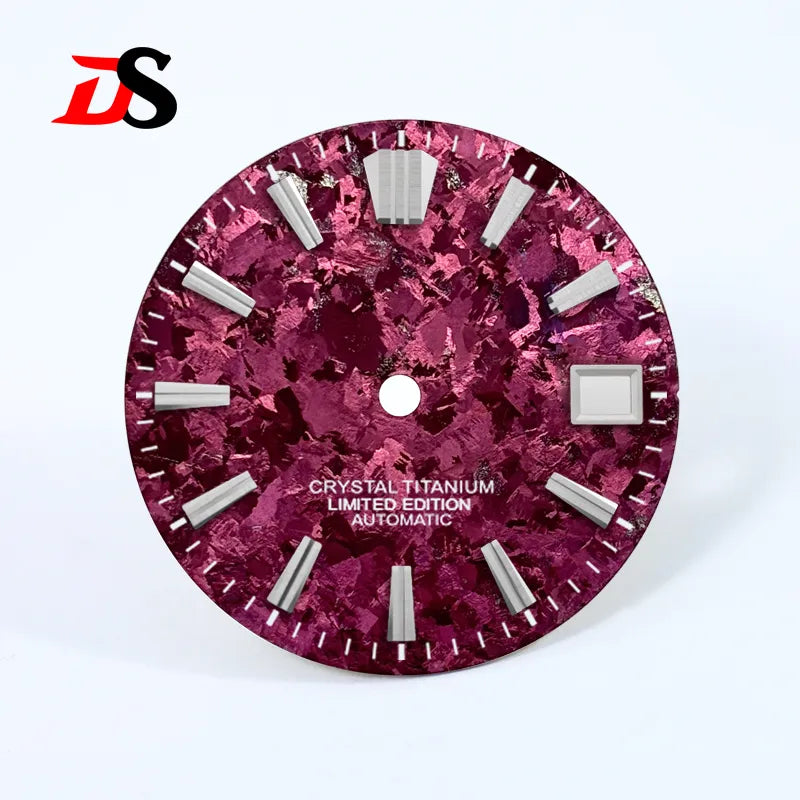 28.5mm Dial Ice Crystal Titanium Dial GS MOD No Lume NH35 Movement