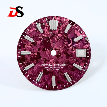 28.5mm Dial Ice Crystal Titanium Dial GS MOD No Lume NH35 Movement