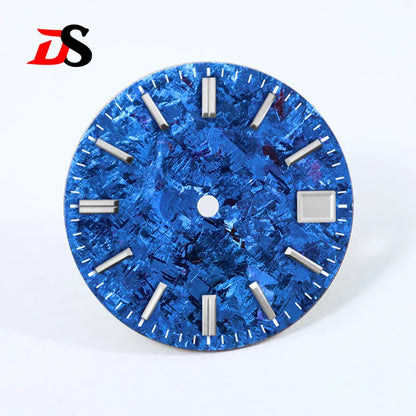Gradient Blue Purple Dial Crystal Titanium Texture 28.5mm NO Lume NH35 Movement