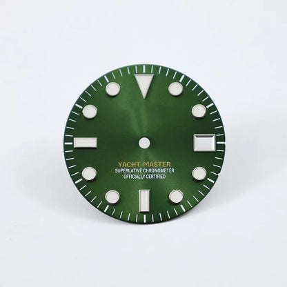 SUB 28.5mm Dial Matte Sunburst Yacht Literally Mod BGW9 C3 Lume NH35 Movement