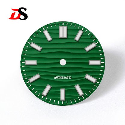 28.5mm Wave Dial BGW9 Lume for NH35 NH34 Movement No Date