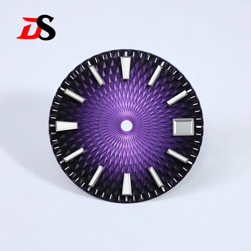 28.5mm Dial Pineapple Face Dial Diamond Pattern BGW9 Lume for NH35NH36 Movement