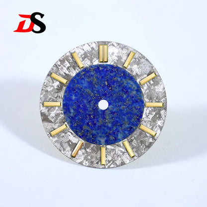 No tick mark 28.5mm Dial Tiger's Eye Stone Ice Crystal Stone Dial Creative Stitching High-quality NH38 Movement No Date