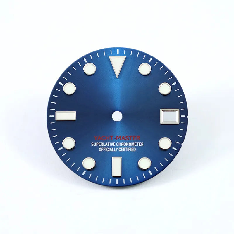 SUB 28.5mm Dial Matte Sunburst Yacht Literally Mod BGW9 C3 Lume NH35 Movement