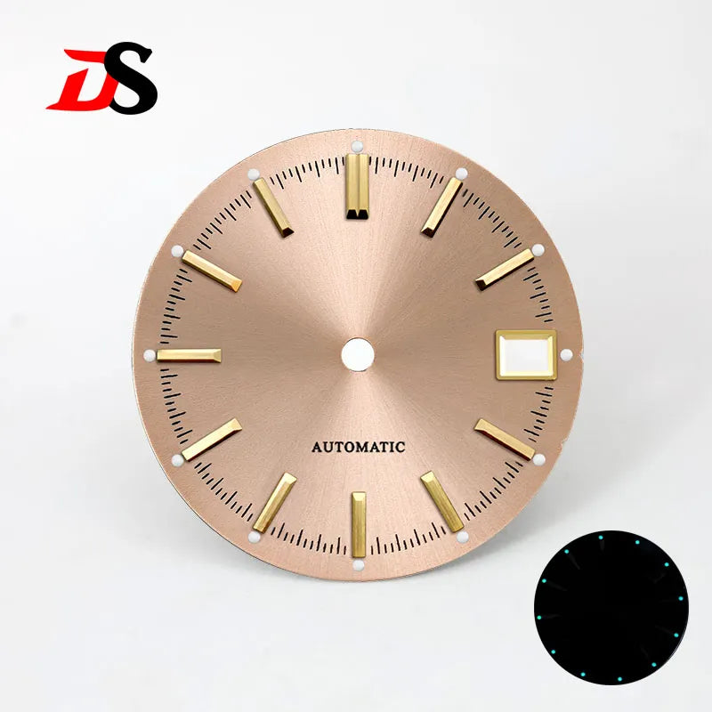 28.5mm Dia Blue Lume Sunburst Dial NH35 Movement