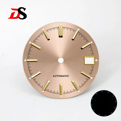 28.5mm Dia Blue Lume Sunburst Dial NH35 Movement