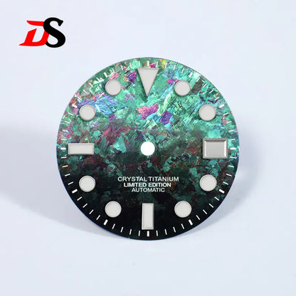 28.5mm Dial Ice Crystal Titanium Dial Chaotic BGW9 C3 Lume NH35 Movement