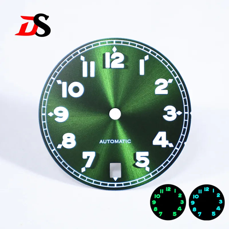NH35 Dial 28.5mm Forerunner Dial BGW9 C3 Lume Number NH35 Movement