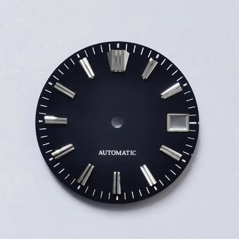 28.5mm Sunburst Dial GS MOD Blue Lume NH35 Movement No Lume