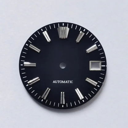 28.5mm Sunburst Dial GS MOD Blue Lume NH35 Movement No Lume