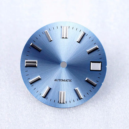 28.5mm Watch Dial Classic Sunburst Dial No Lume NH35 Movement