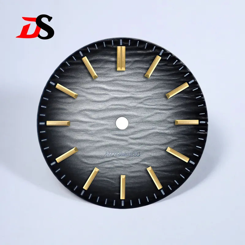Gradient Wave Dial 28.5mm No Lume for NH35/NH38 Movement 3 O'clock Date/no Date