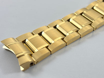 38mm gold Case Bracelet Set Stainless Steel 62GS Sapphire Glass AR Coating High-quality for NH34NH35NH38 Movement