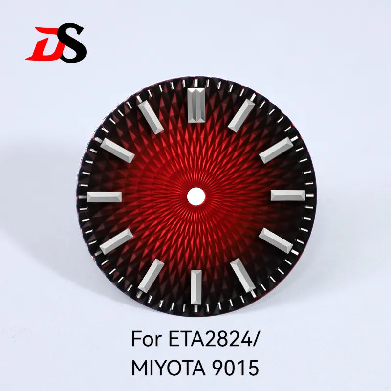 28.5mm Dial Pineapple Face Dial Suitable for NH35 NH38 ETA2824/MIYOTA 9015 Movement No Date No Lume