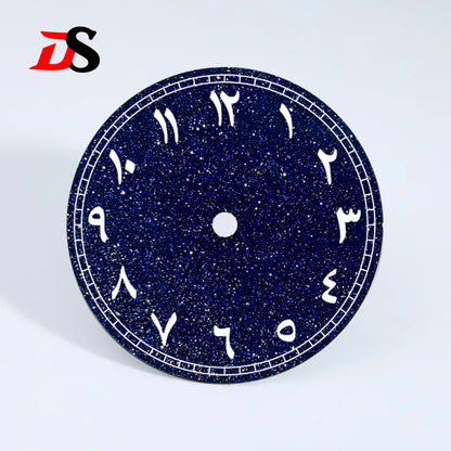 No Date Arab 28.5mm Dial Blue Starry Sky Blue Sandstone NH35NH38 Movement