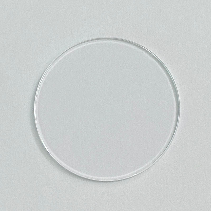 High-quality 30mm Glass Flat Mirror Without Calendar Clear and Translucent Watch Accessories
