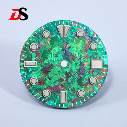 28.5mm Dial BGW9 C3 Lume Ice Crystal Titanium Dial NH35 Movement