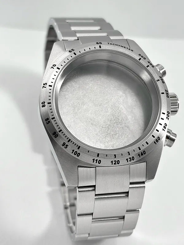 DS Watch 39mm Watch Case Solid Stainless Steel for VK63 VK64 Watches Automatic Movement Accessory Parts