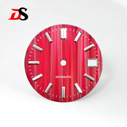 Vertical Pattern GS Bamboo Vertical Grain 28.5MM Dial Nh35 NH34